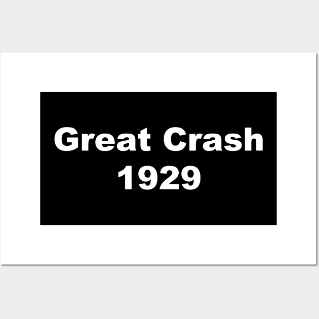 Great Crash 1929 Wall Art by AviToys